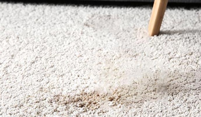 Bleach stained rug