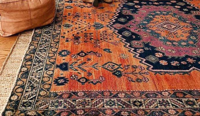 Cleaned turkish rug