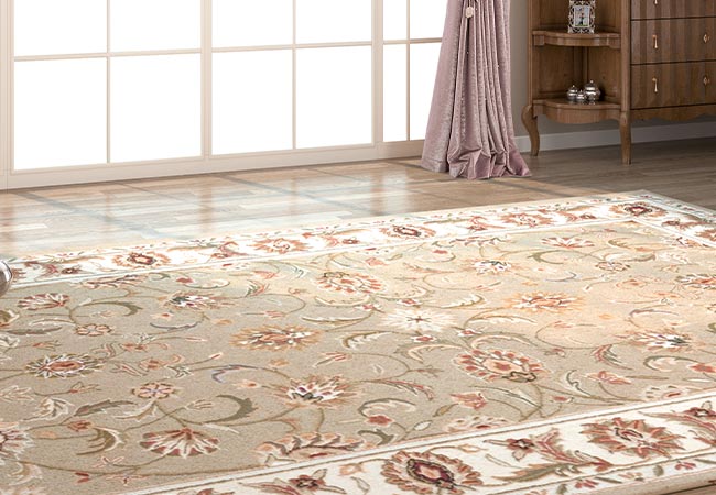 UV-protection rugs beside the window